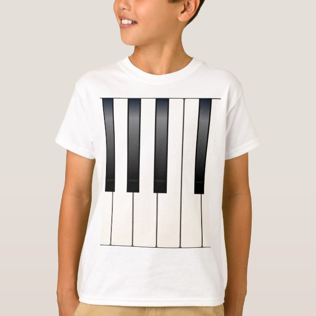 T-shirts Chaves do piano (Frente)