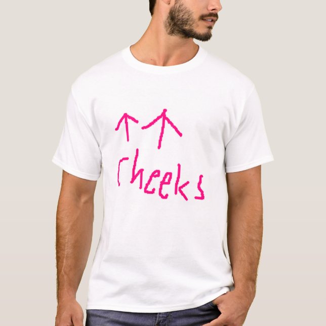 T-shirts cheak acima (Frente)