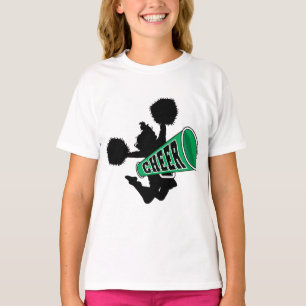 T-shirts Cheerleading dos aplausos do elogio