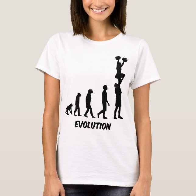 T-shirts Cheerleading engraçado (Frente)