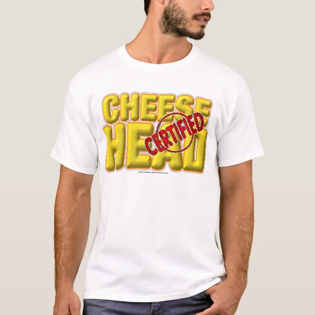 T-shirts CheeseHead certificado (Frente)