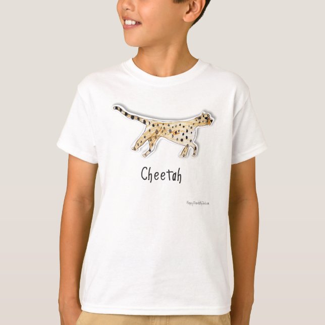 T-shirts Cheetah (Frente)