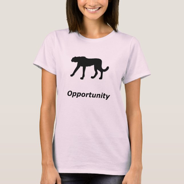 T-shirts Cheetah Opportunity (Frente)