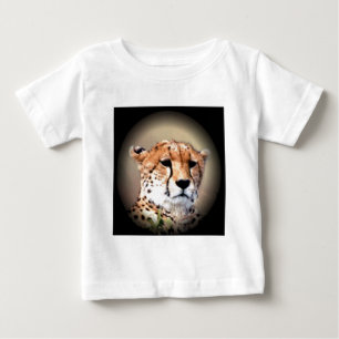 T-shirts Cheetah Portrait, Lua Cheia: Graça da Natureza