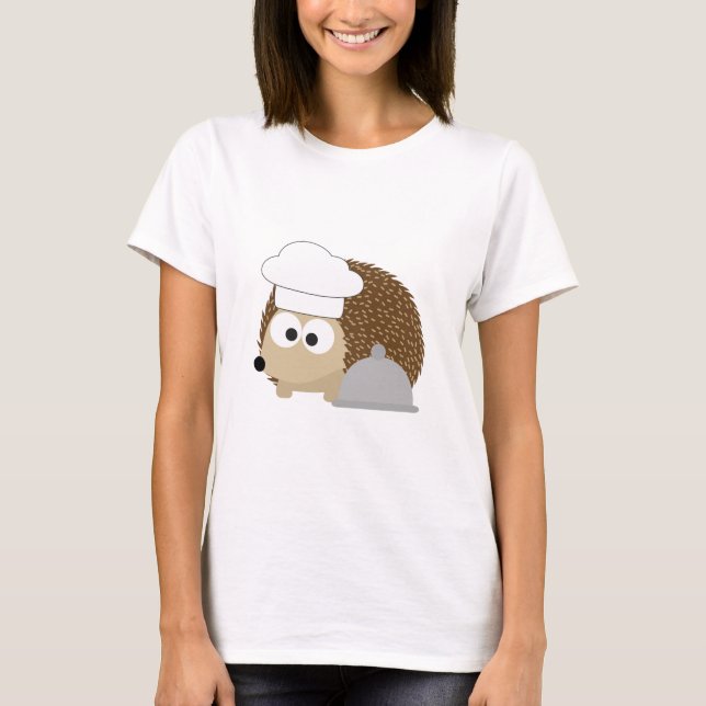 T-shirts Chef Hedgehog (Frente)