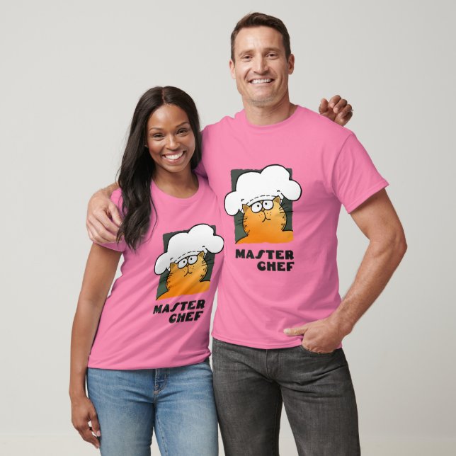 T-shirts Chef Mestre/Camisa Engraçada De Chef (Unissex)