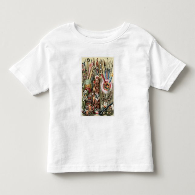 T-shirts Chefe da vila da costa de Loango (Frente)