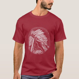 T-shirts Chefe indiano de Lakota