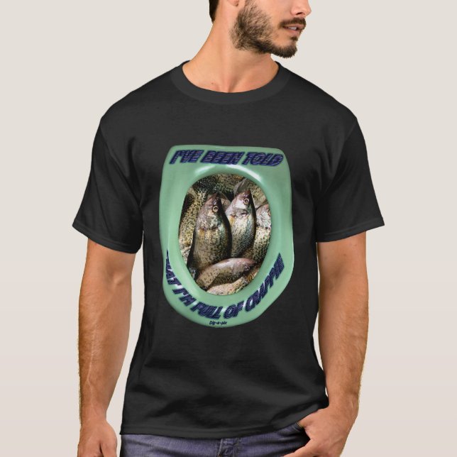 T-shirts Cheio do tipo de peixe (Frente)