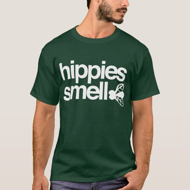 T-shirts Cheiro dos hippys (Frente)