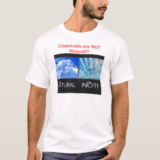 T-shirts Chemtrails nao natural