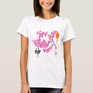 T-shirts Cherry Blossom Design - Mulheres e Meninas