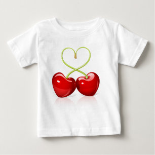 T-shirts Cherry Heart