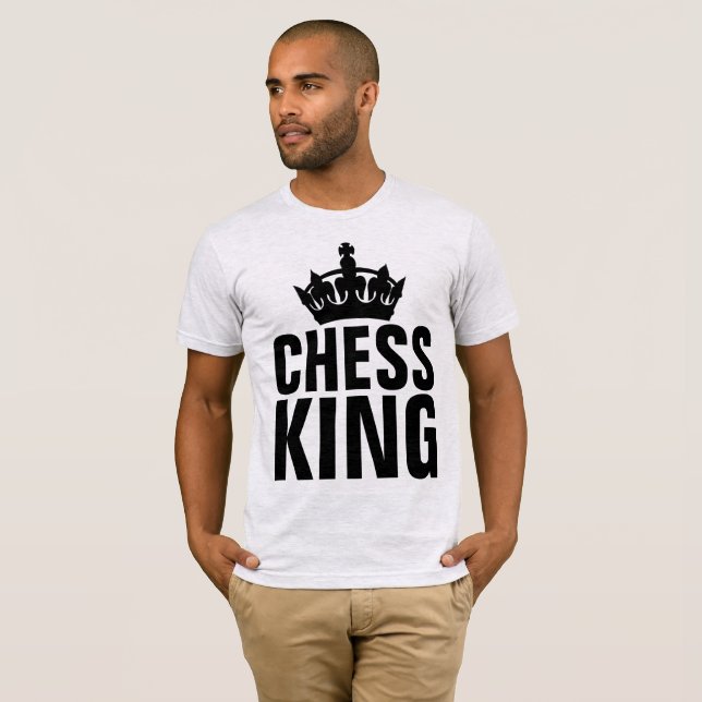 T-shirts CHESS KING (Frente Completa)