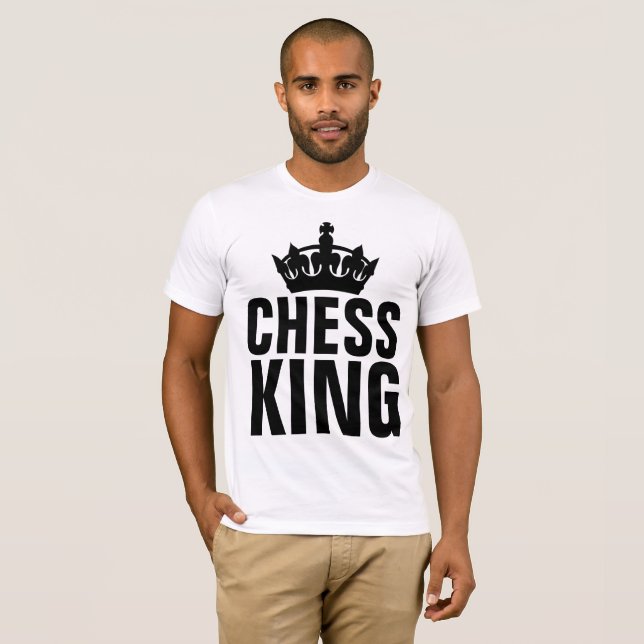 T-shirts CHESS KING (Frente Completa)