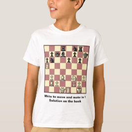 T-shirts Chess Mate Em 1 Quebra-cabeça nº 4