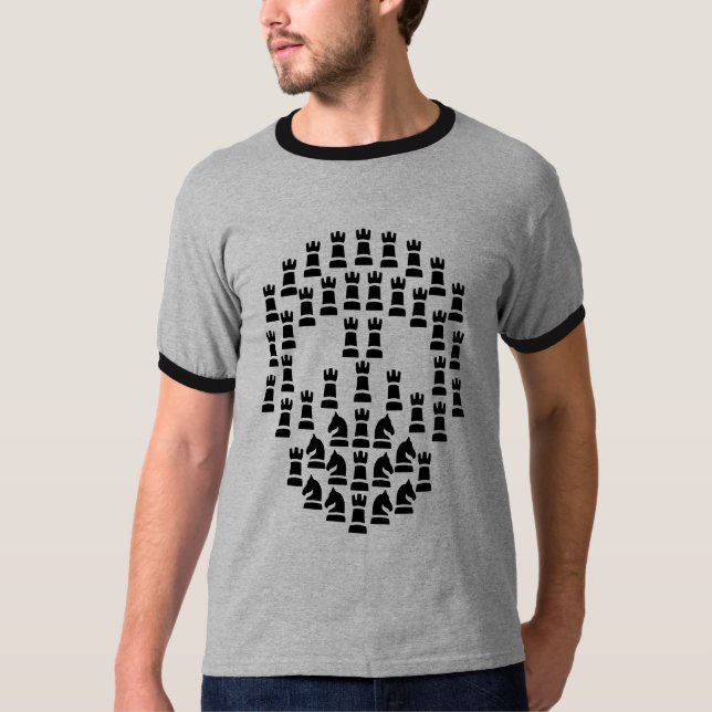 T-shirts Chess Skull (Frente)