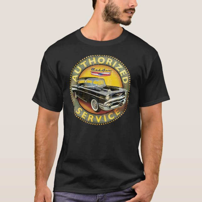 T-shirts Chevrolet Bel Air Service Sinal (Frente)