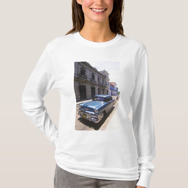 T-shirts Chevrolet clássico lindamente restaurado a partir  (Frente)