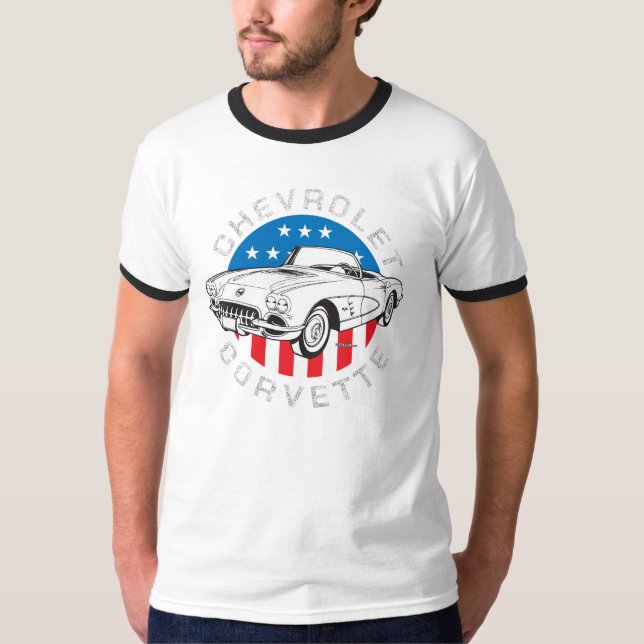 T-shirts Chevrolet Corvette 1959 (Frente)