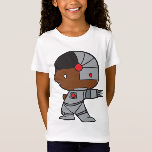 T-shirts Chibi Cyborg (Frente)