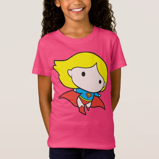 T-shirts Chibi Supergirl (Frente)