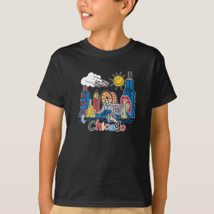 T-shirts Chicago Kids Dark