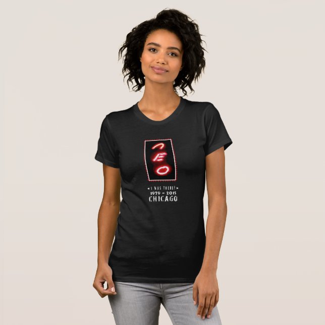 T-shirts Chicago neo - mulheres superiores (Frente Completa)