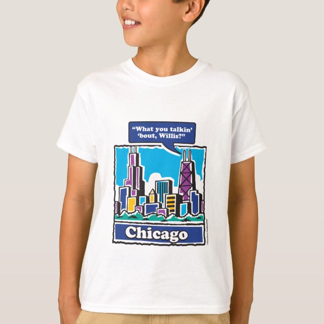 T-shirts Chicago Willis/Torre Sears (Frente)