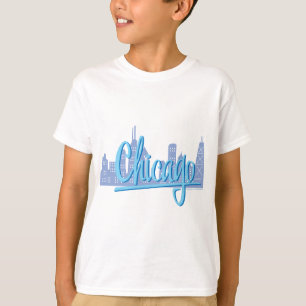 T-shirts Chicago Windy City Skyline