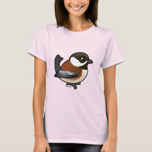 T-shirts Chickadee Castanha-suportado