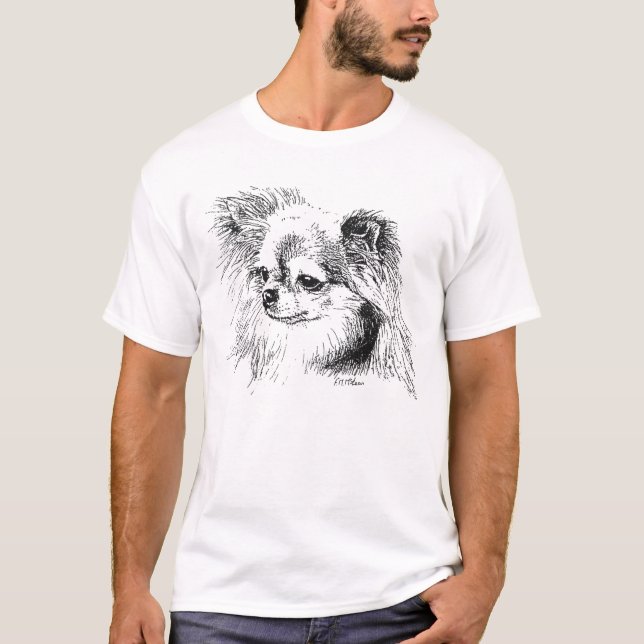 T-shirts Chihuahua de Longcoat (Frente)