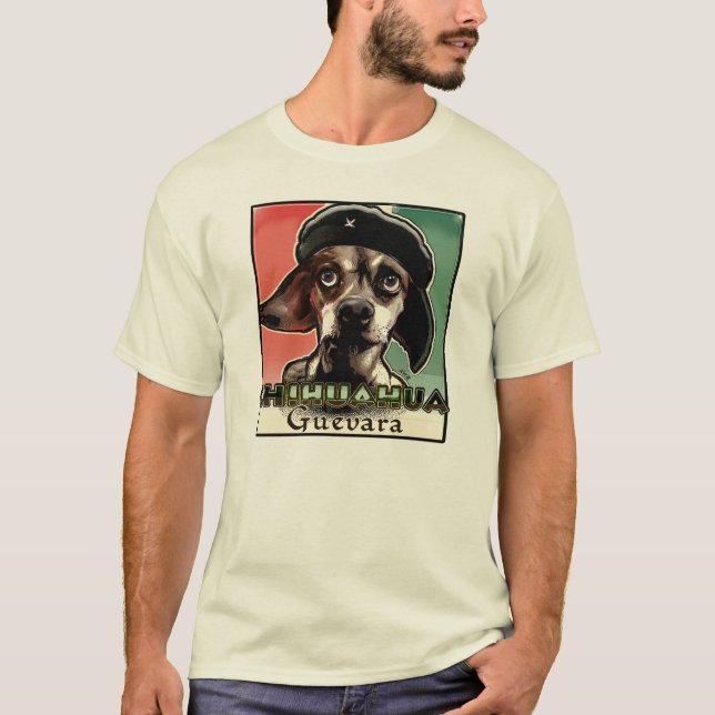 T-shirts Chihuahua Guevara (Frente)