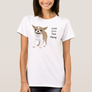 T-shirts Chihuahua louca, (adicione seu texto)