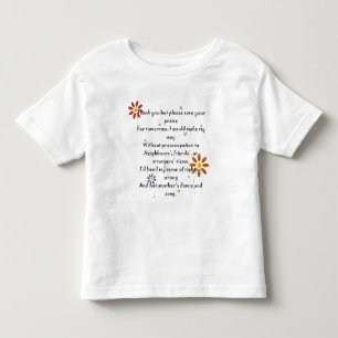 T-shirts Child T - Poema de Louvor