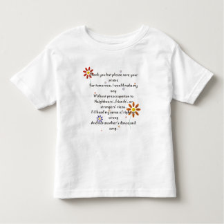 T-shirts Child T - Poema de Louvor