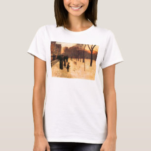 T-shirts Childe Hassam - Boston no crepúsculo diário