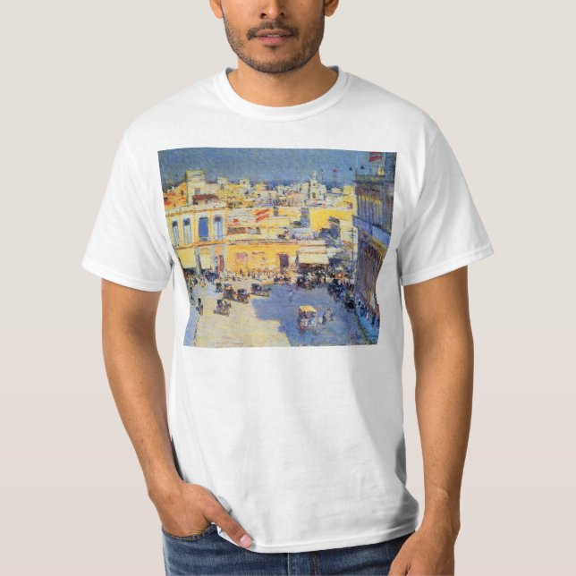 T-shirts Childe Hassam - Havana Cuba (Frente)
