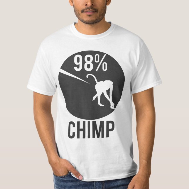 T-shirts chimpanzé de 98% (Frente)
