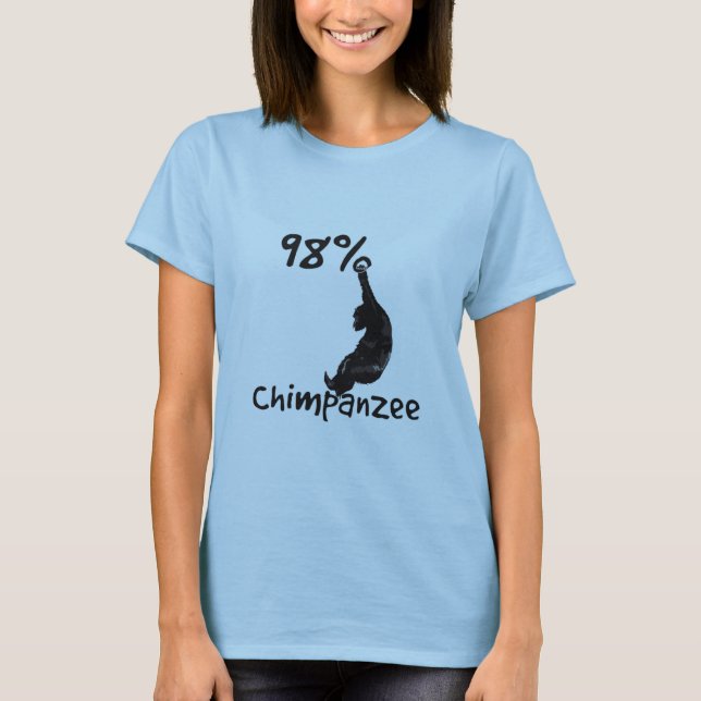 T-shirts Chimpanzé de 98% (Frente)
