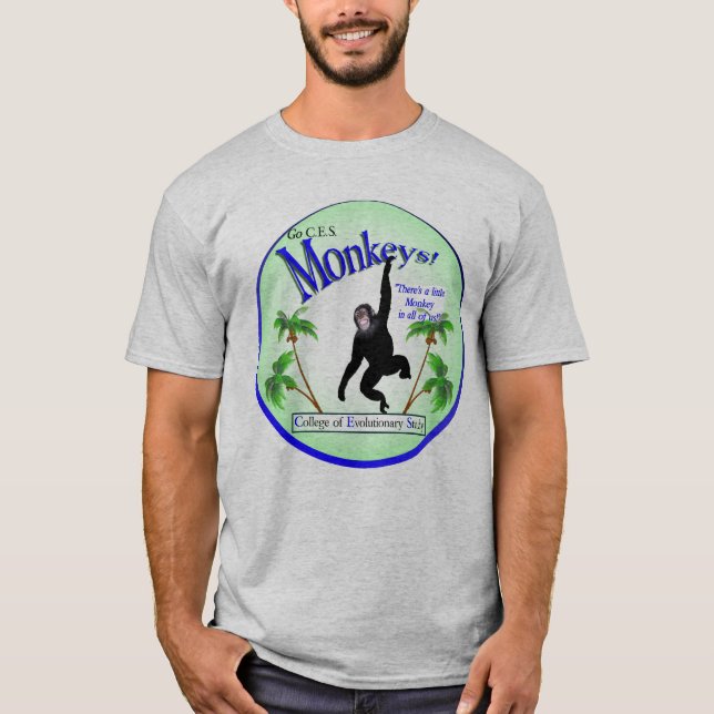 T-shirts Chimpanzés da evolução! (Frente)