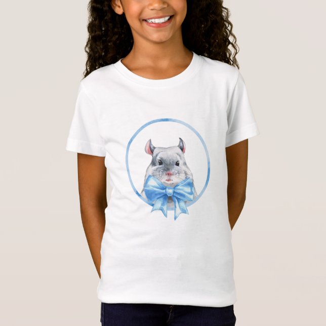 T-shirts Chinchilla 1. Arco azul (Frente)