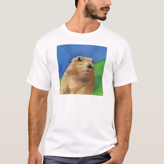 T-shirts Chipmunk dramático (Frente)