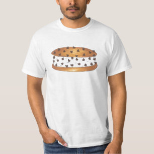 T-shirts Chipwich Chocolate Chip Cookie Sorvete Sandwich
