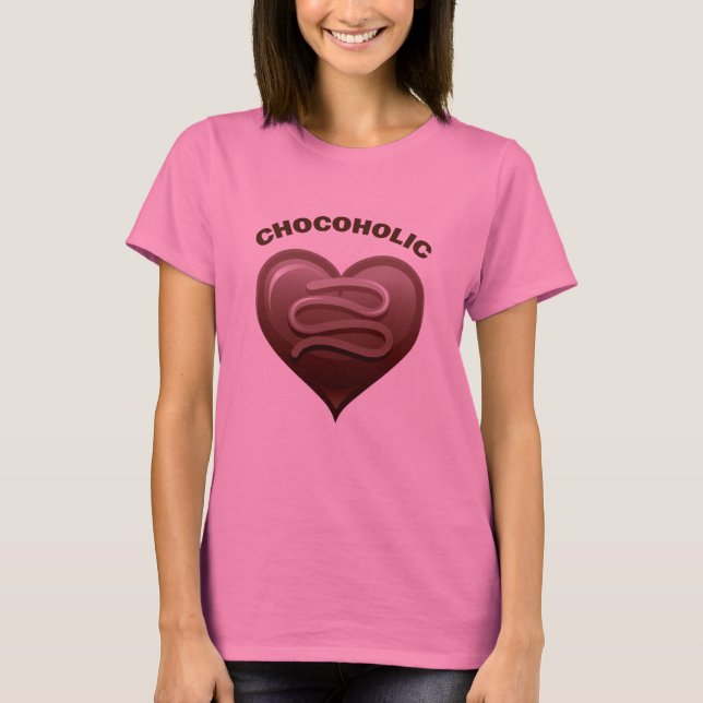 T-SHIRTS CHOCOHOLIC (Frente)