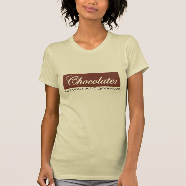 T-shirts Chocolate - Beije seu A1C Adeus (Frente)