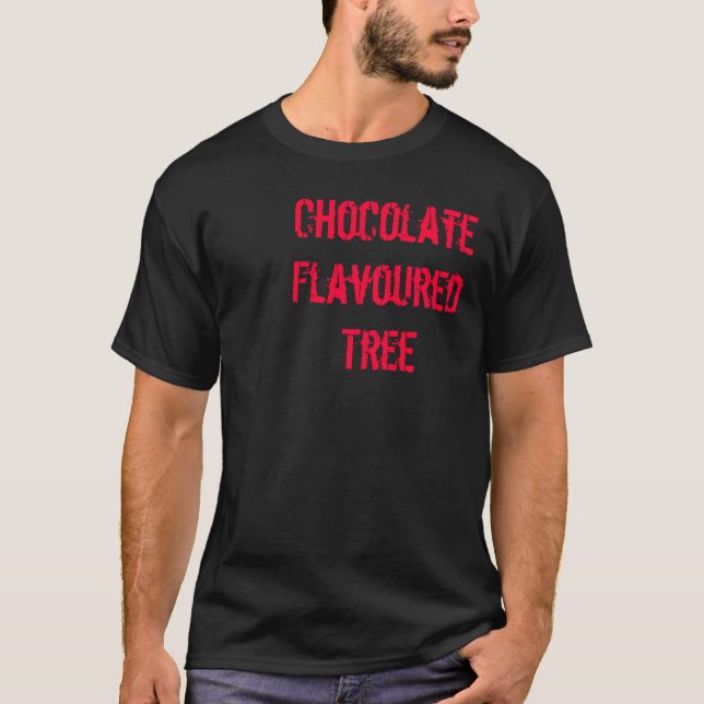 T-shirts Chocolate Flavoured Tree (Frente)