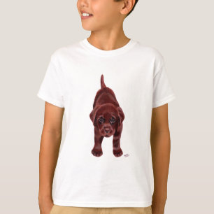 T-shirts Chocolate Labrador Puppy