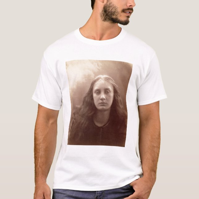 T-shirts Christabel, retrato de maio Prinsep, c.1867 (sepia (Frente)