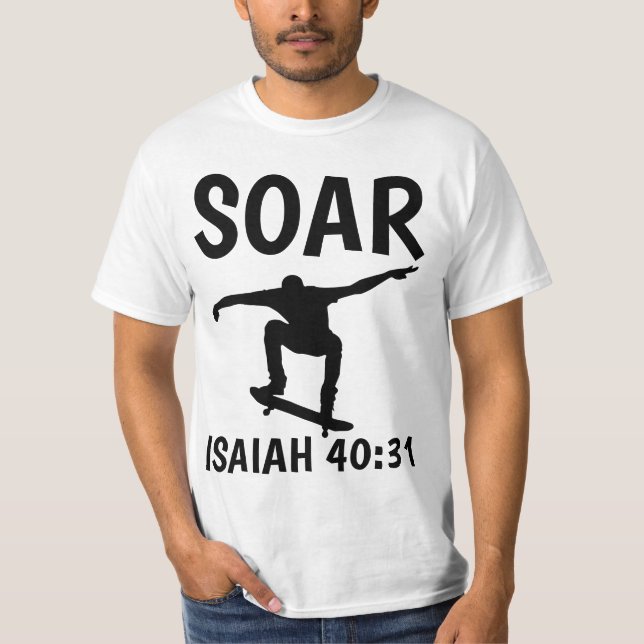 T-Shirts Christian SKATEBOARDING, Soar (Frente)